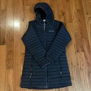 Navy Columbia Puffer Jacket
